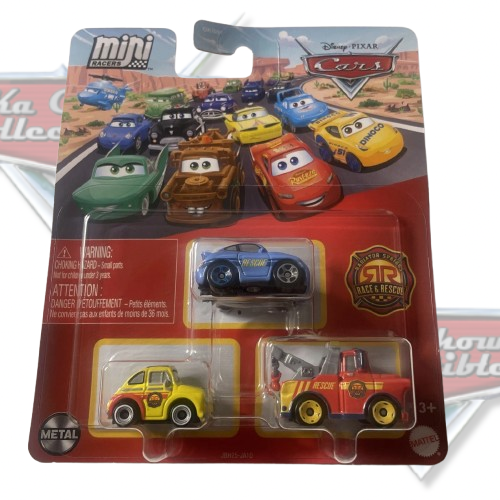 Race & Rescue Mini Racers (Mater, Luigi, Sally)